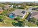 Home with pool and solar panels; desirable backyard at 7302 Melogold Cir, Land O Lakes, FL 34637