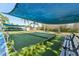 Enjoy bocce ball under a shaded area with benches at 7302 Melogold Cir, Land O Lakes, FL 34637