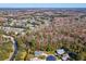Single story house in wooded area, neighborhood view at 11509 Sinatra Ct, New Port Richey, FL 34654