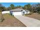 One-story house with driveway and fenced backyard at 12085 Petrel Ave, Brooksville, FL 34614