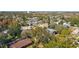 Aerial view of quiet residential neighborhood at 1314 Vermont Ave, Tarpon Springs, FL 34689