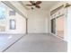 Bright enclosed patio with sliding doors and neutral flooring at 262 Hartford Ct, Spring Hill, FL 34609