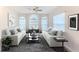 Living room with neutral colored sofas and coffee table at 262 Hartford Ct, Spring Hill, FL 34609