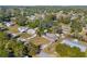 Aerial view of neighborhood, highlighting house location at 27329 Azen Loop, Brooksville, FL 34602