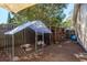 Chicken coop and run in the backyard at 29703 69Th N St, Clearwater, FL 33761