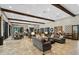 Spacious clubhouse interior with ample seating, tables, and a relaxing atmosphere at 3312 Francoa Dr, Odessa, FL 33556