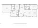 One-story home floor plan with 3 bedrooms and 2 baths at 3312 Francoa Dr, Odessa, FL 33556