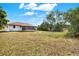 Large backyard with spacious grassy area at 5461 Colchester Ave, Spring Hill, FL 34608