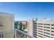 View from balcony showcasing city skyline and water at 628 Cleveland St # 1503, Clearwater, FL 33755