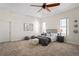 Bedroom with plush bed and window views at 628 Cleveland St # 1503, Clearwater, FL 33755