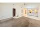 Open concept living room and kitchen area at 7805 Radcliffe Cir # 7805, Port Richey, FL 34668