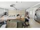 Garage interior with storage and various items at 7815 Tanglewood Dr, New Port Richey, FL 34654