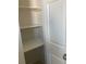 Shelving and storage space in this closet at 10929 Premier Ave, Port Richey, FL 34668