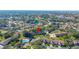 Wide aerial view of the property and surrounding community at 11445 Orleans Ln, Port Richey, FL 34668