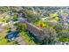 Aerial view showing the property's location within a community at 11445 Orleans Ln, Port Richey, FL 34668