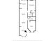 2-bedroom, 2-bathroom floor plan with Gathering and living rooms at 11445 Orleans Ln, Port Richey, FL 34668
