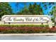 Entrance sign for The Country Club of the Pines community at 2341 Masters Ct, Spring Hill, FL 34606