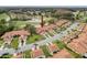 Aerial view of a villa community near a golf course at 3417 Lori Ln # 2, New Port Richey, FL 34655