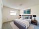 Comfortable bedroom with a king-size bed and nightstands at 3417 Lori Ln # 2, New Port Richey, FL 34655