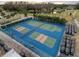 Community pickleball and tennis courts at 3417 Lori Ln # 2, New Port Richey, FL 34655