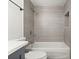 Updated bathroom with bathtub and shower combo at 4712 Stonepointe Pl, Tampa, FL 33634