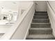 Carpeted staircase leading to the upper level at 4712 Stonepointe Pl, Tampa, FL 33634