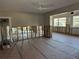 Renovation in progress, living room with exposed walls and flooring at 5142 Topaz Ln # 103, New Port Richey, FL 34652