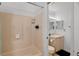 Bathroom with tub, shower, and vanity at 6604 Spring Flower Dr # 23, New Port Richey, FL 34653