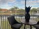 Scenic balcony view of lake and community at 6734 Dali Ave # 206, Land O Lakes, FL 34637