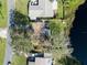 Aerial view of property and surrounding neighborhood at 6920 Medlar Dr, New Port Richey, FL 34653