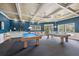 Community game room with two pool tables at 1005 Mizzen Ct, Tarpon Springs, FL 34689