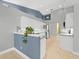 Modern kitchen features stainless steel appliances and stylish cabinetry at 1230 Venetia Dr, Spring Hill, FL 34608