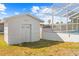 Storage shed located near the pool area at 13124 Lawrence St, Spring Hill, FL 34609
