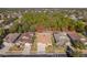 Aerial view showing house location and lot size at 13793 Dunwoody Dr, Spring Hill, FL 34609