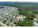Wide aerial showcasing home's location and neighborhood at 18732 Dobson Dr, Hudson, FL 34667