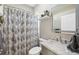 Clean bathroom with marble vanity and shower at 3110 Lema Dr, Spring Hill, FL 34609