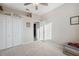 Bedroom with double door closet and neutral tones at 3110 Lema Dr, Spring Hill, FL 34609