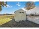 Large storage shed in the backyard, great for extra storage at 3110 Lema Dr, Spring Hill, FL 34609