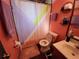 Clean bathroom with shower, toilet and vanity at 4230 Lee Rd, Spring Hill, FL 34608