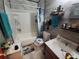 Clean bathroom with shower/tub combo and updated vanity at 4230 Lee Rd, Spring Hill, FL 34608