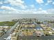 Wide shot of waterfront community near the ocean at 4270 Paradise Cir, Hernando Beach, FL 34607