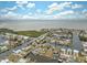 Wide shot of waterfront community near the ocean at 4270 Paradise Cir, Hernando Beach, FL 34607
