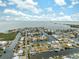 Wide shot of waterfront community near the ocean at 4270 Paradise Cir, Hernando Beach, FL 34607
