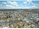 Aerial view of canal front community with houses and waterways at 4270 Paradise Cir, Hernando Beach, FL 34607