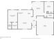 One-story floor plan featuring primary bedroom, Gathering room, and breakfast nook at 4270 Paradise Cir, Hernando Beach, FL 34607