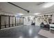 Garage with laundry area, ample storage, and well-organized workshop at 4270 Paradise Cir, Hernando Beach, FL 34607