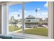 Relaxing view of the canal from the living room window at 4270 Paradise Cir, Hernando Beach, FL 34607