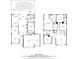 Two-story home floor plan showcasing a spacious layout with pool and multiple bedrooms at 4634 Mapletree Loop, Wesley Chapel, FL 33544