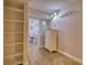 Bright hallway with built-in shelving and dresser at 5915 Sea Ranch Dr # 704, Hudson, FL 34667