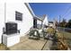 Private patio with table and chairs at 6650 Hickorywood Ln # 6650, New Port Richey, FL 34653